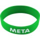 Bracelet silicone META vert
