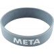Bracelet silicone META gris