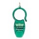Porte-clé mutlifonction vert ( bouchon,décapsuleur et canette)