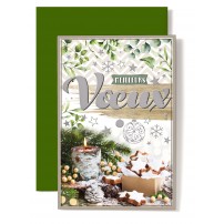 CARNET FA :MV D&eacute;coration de No&euml;l, bougie, gateaux