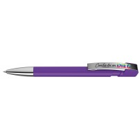 Stylo bille Jakobus violet, clip metal, étui