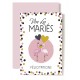 Carte Double Mariage Couple de flamants rose