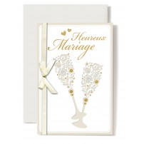 Carte Double Mariage Deux coupes