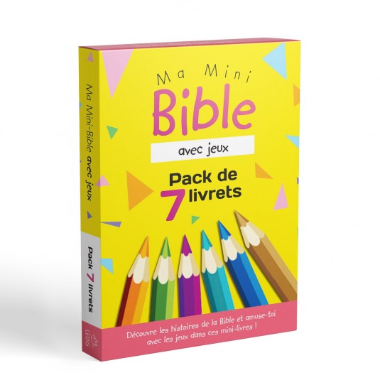 Pack 7 livrets Ma mini bible avec jeux