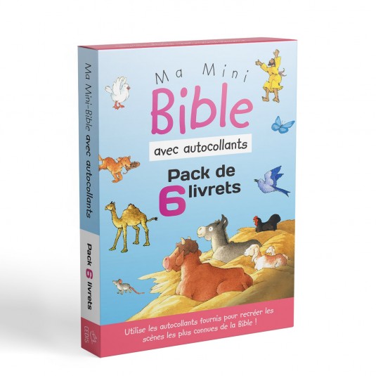 Pack 6 livrets Ma mini bible autocollant