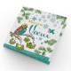 Carte double Meilleurs Vœux Oiseaux sur une branche d'arbre