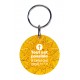 Porte-clé soleil orange avec paillettes Mot d'ordre 2020