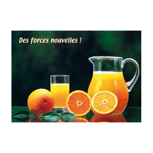Carte Double Jus d'oranges