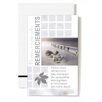 Mignonette Rem. Ponton sur la mer, rochers, feuille