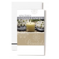 Carte Double Condol&eacute;ance