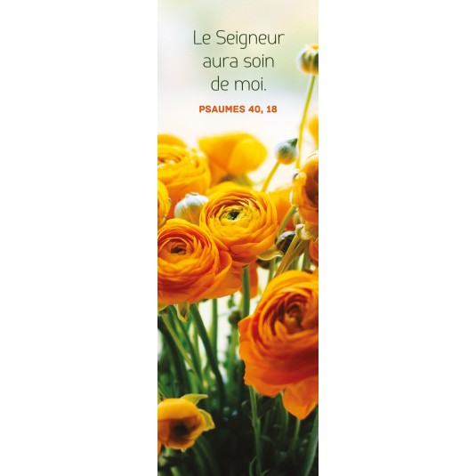 Signet Bouquet de renoncules oranges