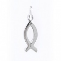 Pendentif Ichtus Argent Sterling 1, 2cm